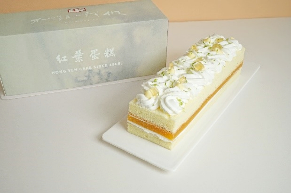 ▲紅葉蛋糕聯名戲劇全新口味「鹹奶油百香檸檬」。(圖／紅葉蛋糕提供)