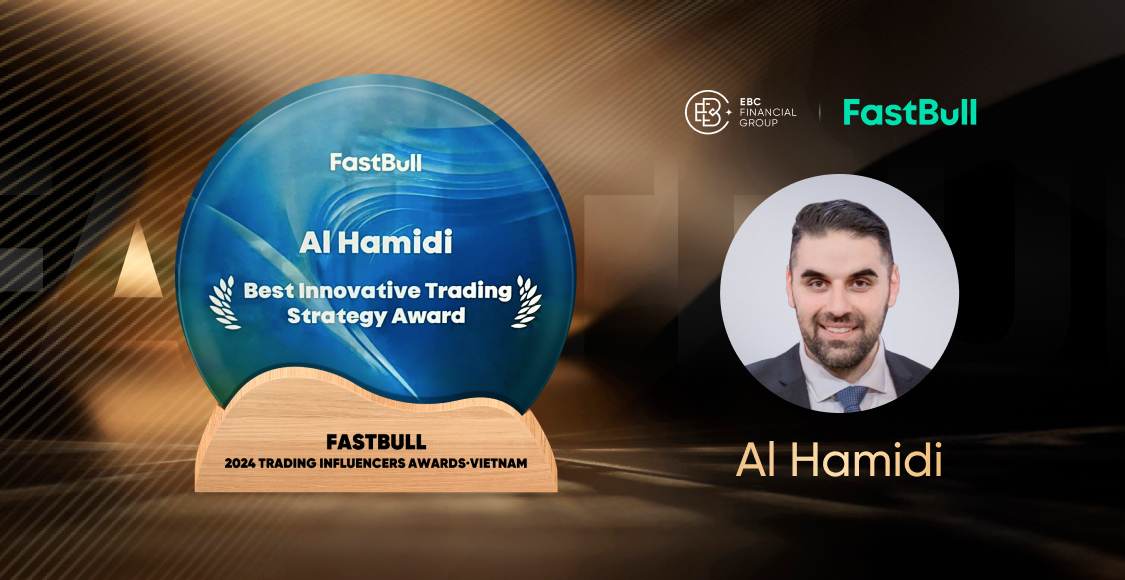 EBC Financial Group 的 Al Hamidi 因其在市場策略方面的傑出貢獻而在 FastBull 2024 年交易紅人評選中榮獲「最佳創新交易策略」獎。