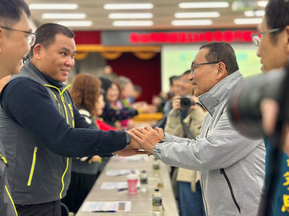 《圖說》侯友宜市長表示，隨著新莊副都心、塭仔圳市地重劃，以及各項軌道建設工程開發等，使新莊在未來的發展上，有非常高的潛力。〈民政局提供〉