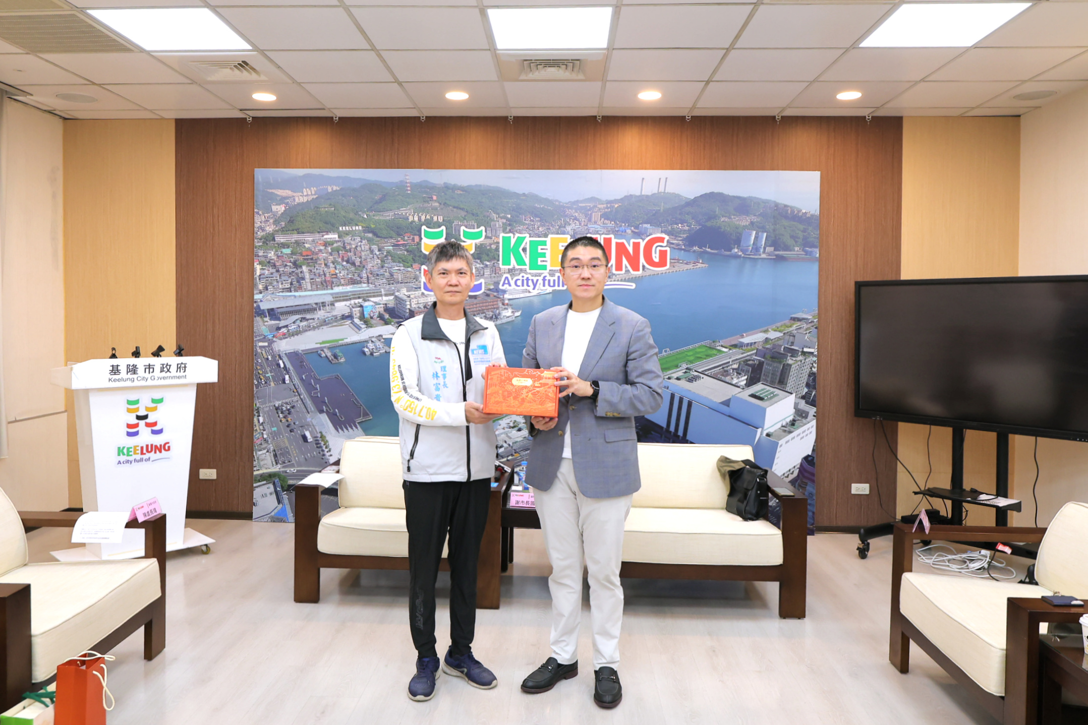新北市記者友好交流協會拜會基隆市府 謝國樑市長盼加強媒體交流深化市政合作 5 14417 0