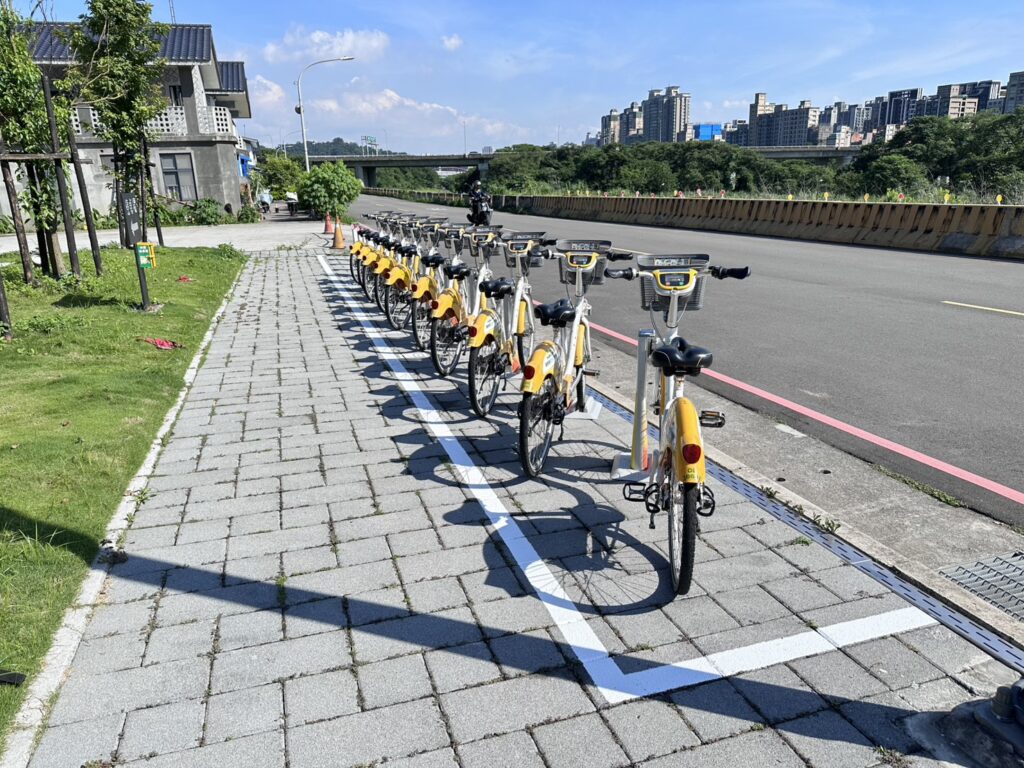 新店區溪州原住民族生活文化園區YouBike租賃站今日啟用