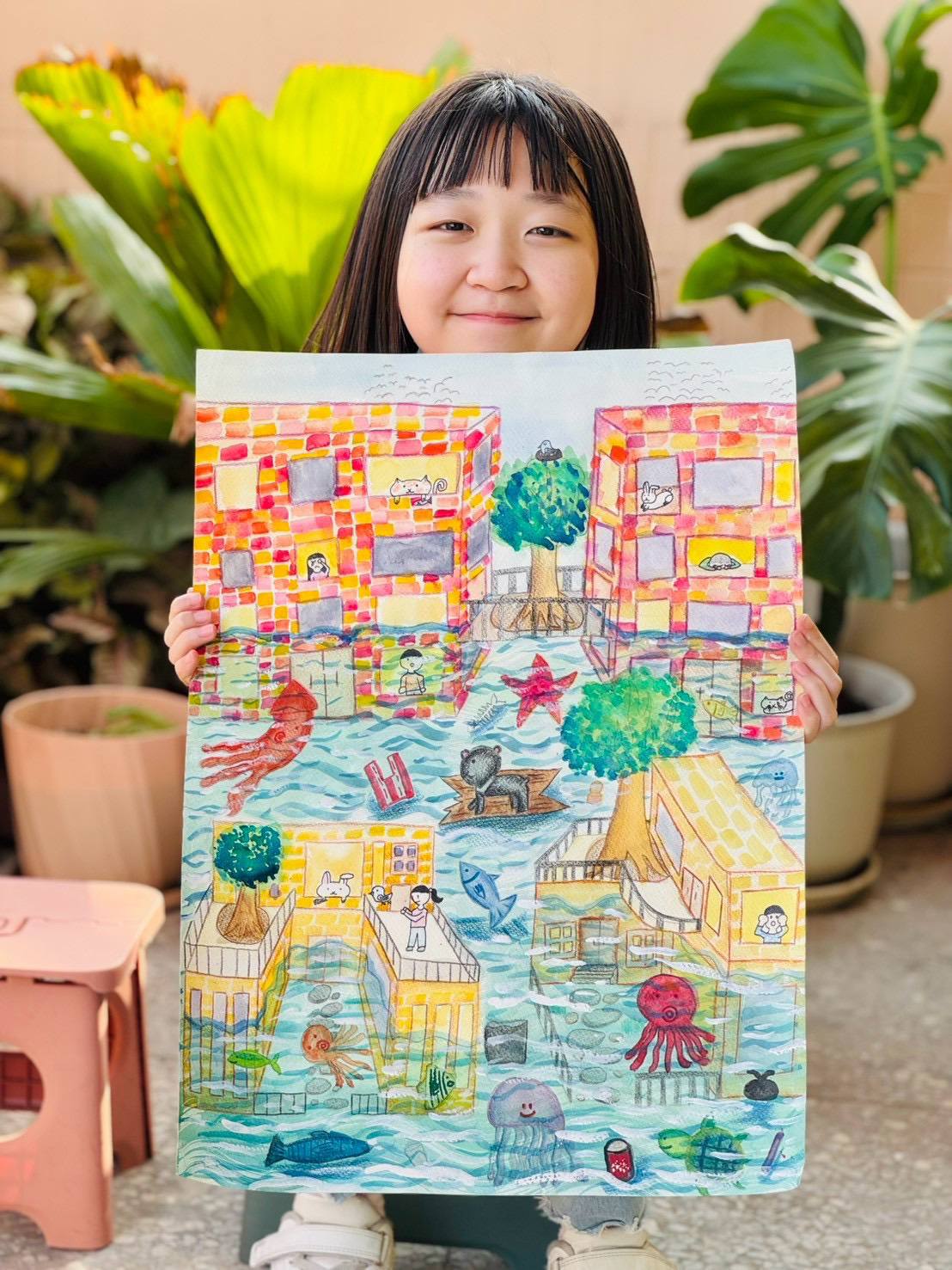 東信國小美感教學有成兒童畫展勇奪全國特優殊榮 4 516717169 701322006009412 6730192578478855354 n